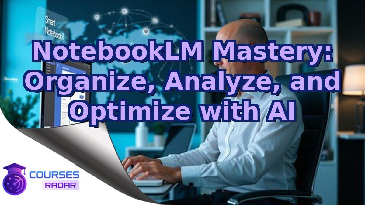 NotebookLM Mastery: Organize, Analyze, and Optimize with AI