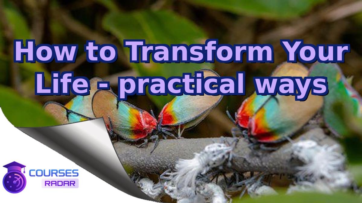 How to Transform Your Life - practical ways