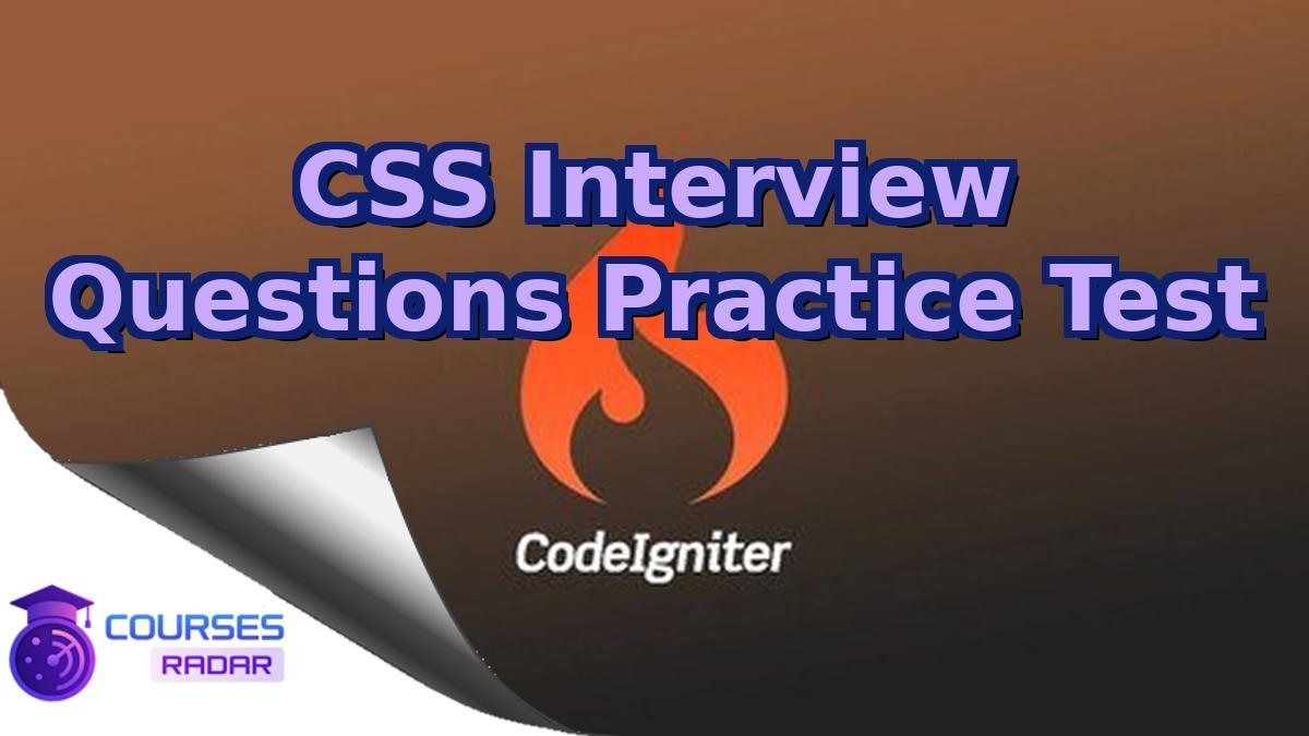 CSS Interview Questions Practice Test