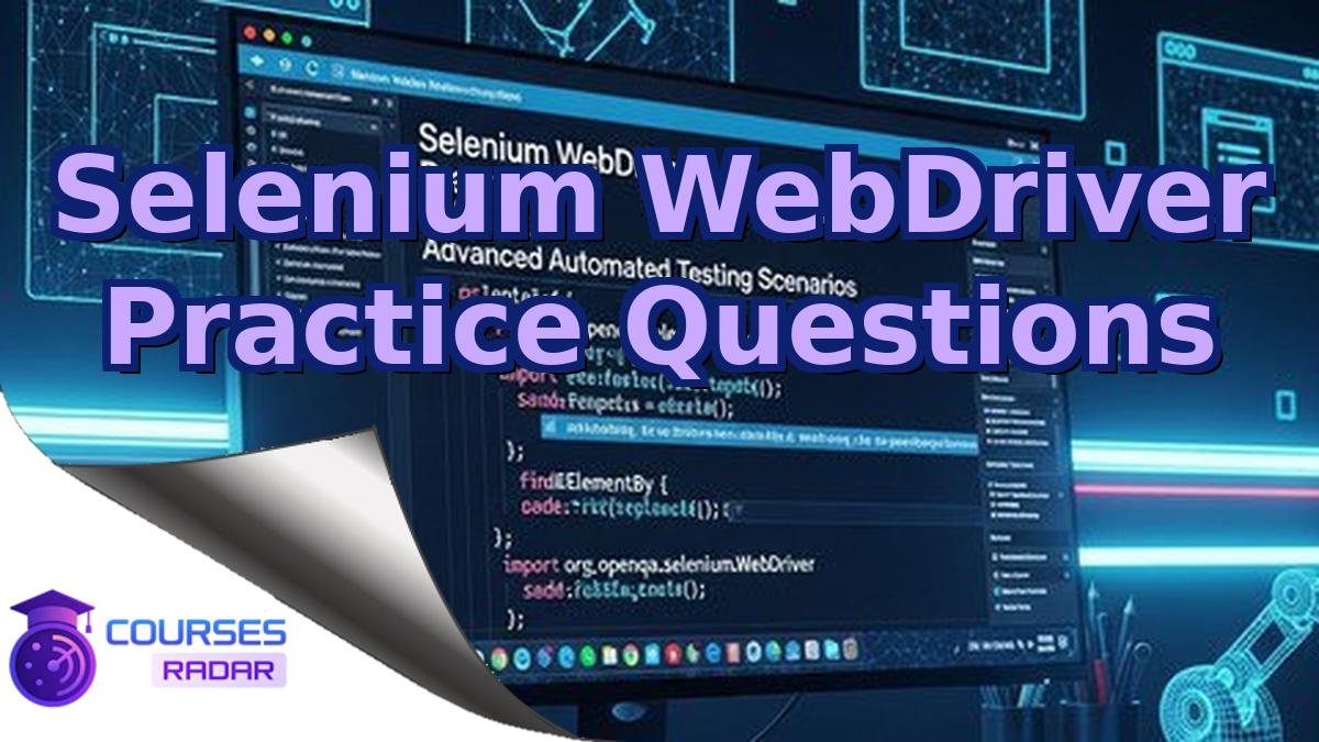 Selenium WebDriver Practice Questions