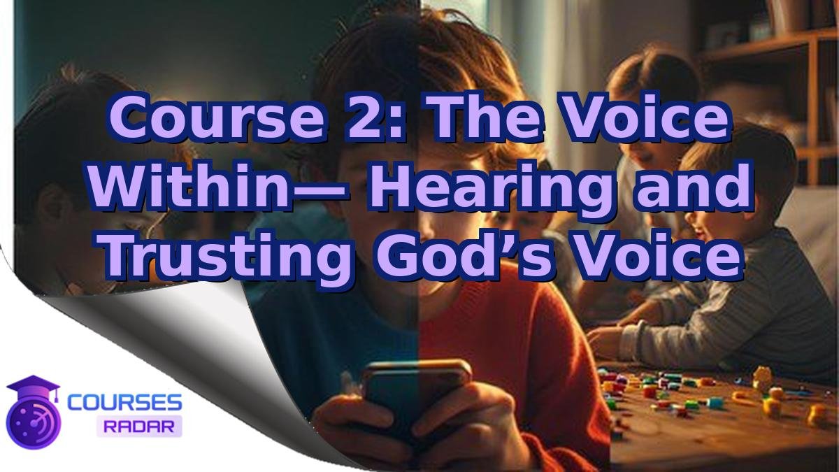 Course 2: The Voice Within— Hearing and Trusting God’s Voice