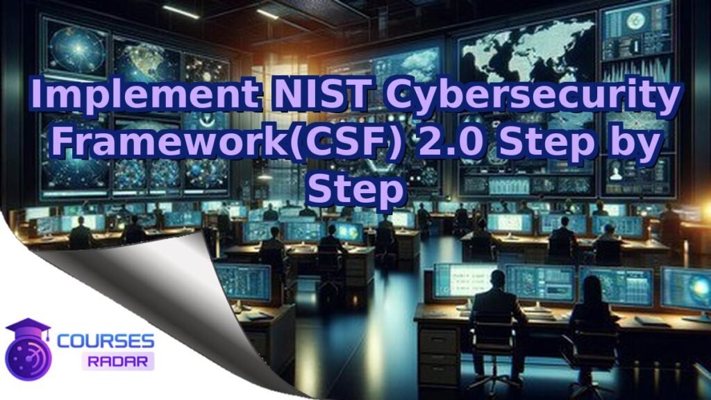 Implement NIST Cybersecurity Framework(CSF) 2.0 Step by Step – Free Course