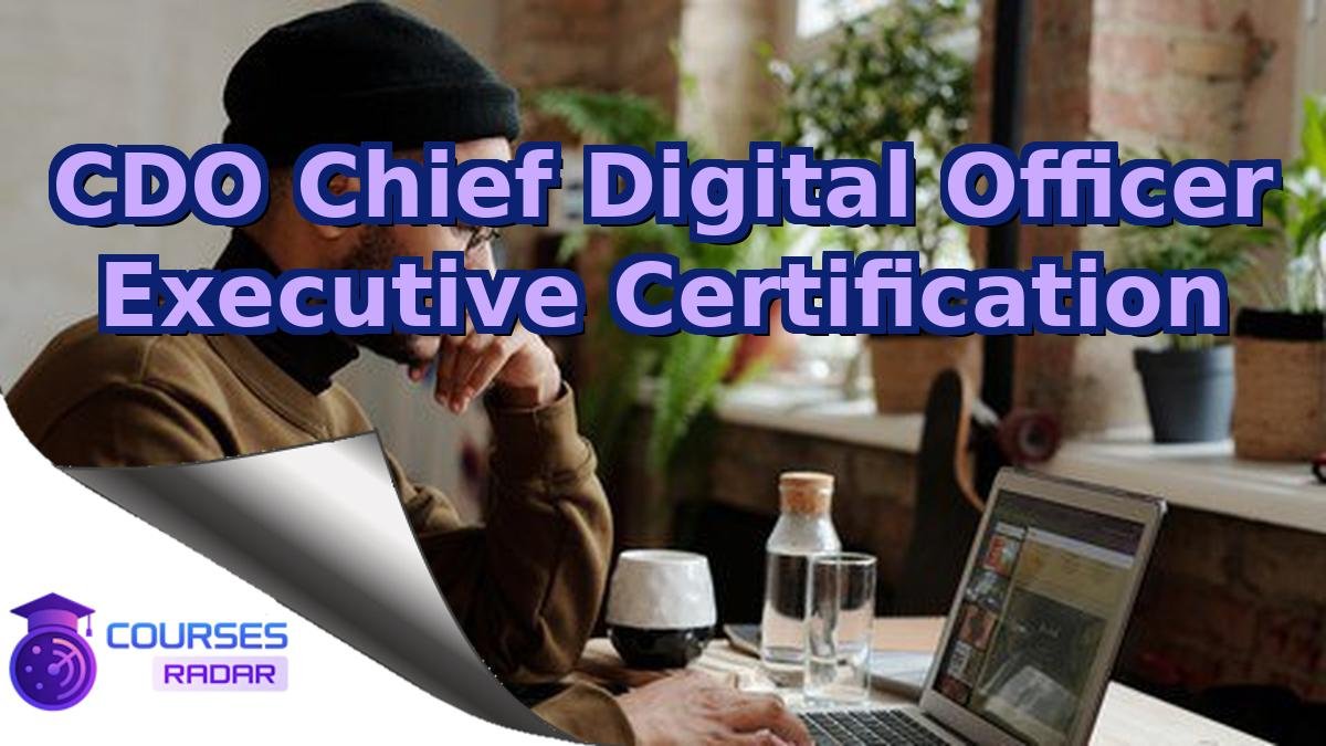 CDO Chief Digital Officer Executive Certification