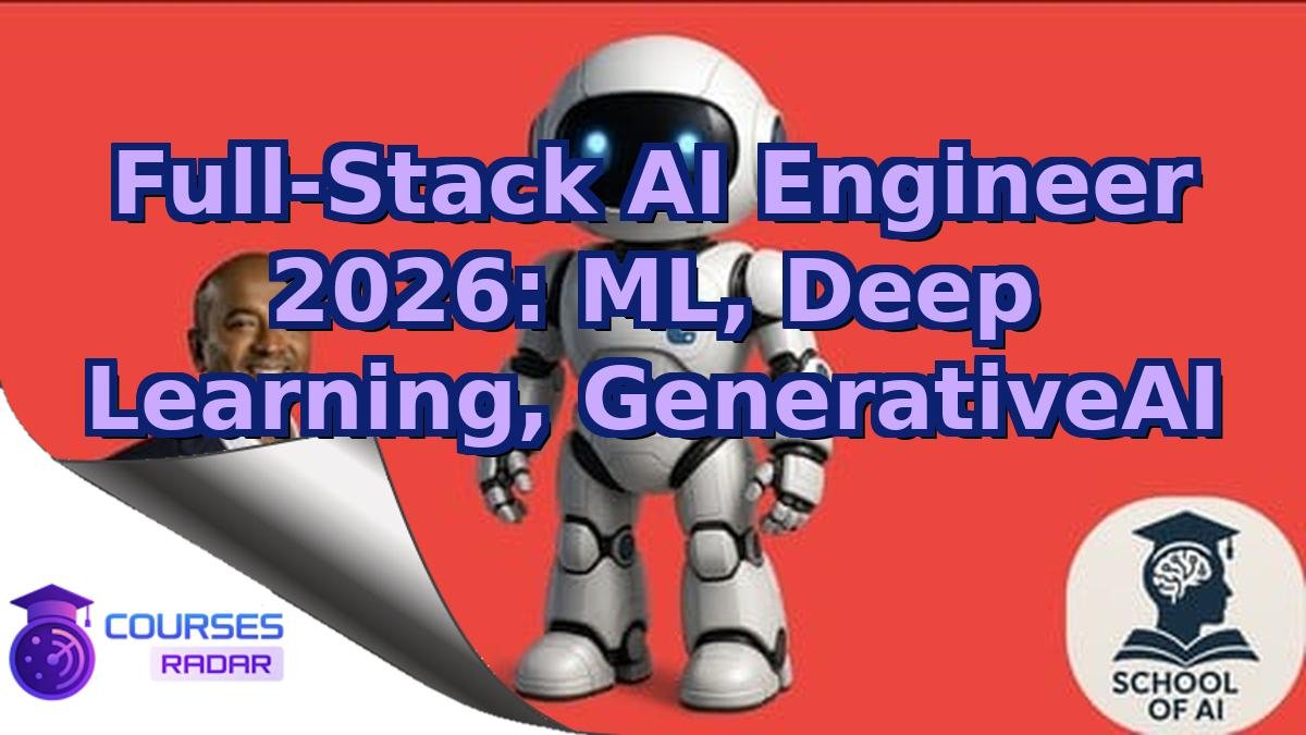 Full-Stack AI Engineer 2026: ML, Deep Learning, GenerativeAI