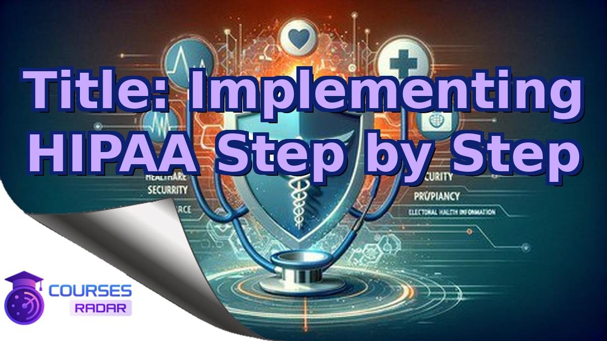 Title: Implementing HIPAA Step by Step