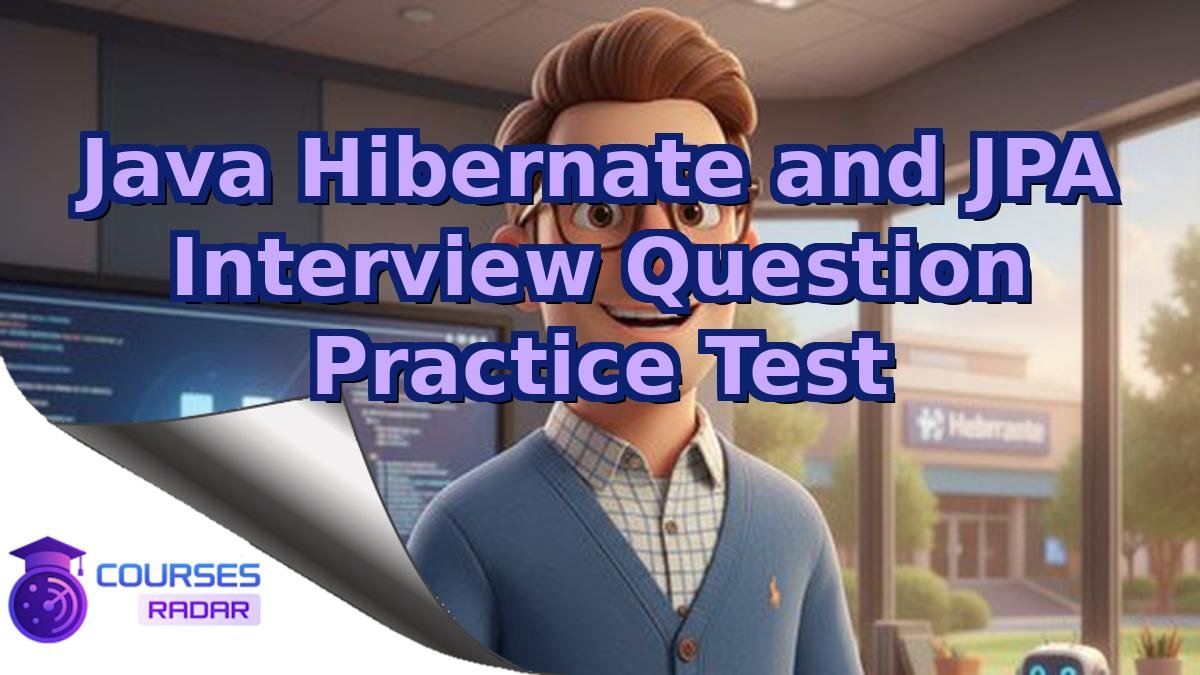 Java Hibernate and JPA Interview Question Practice Test