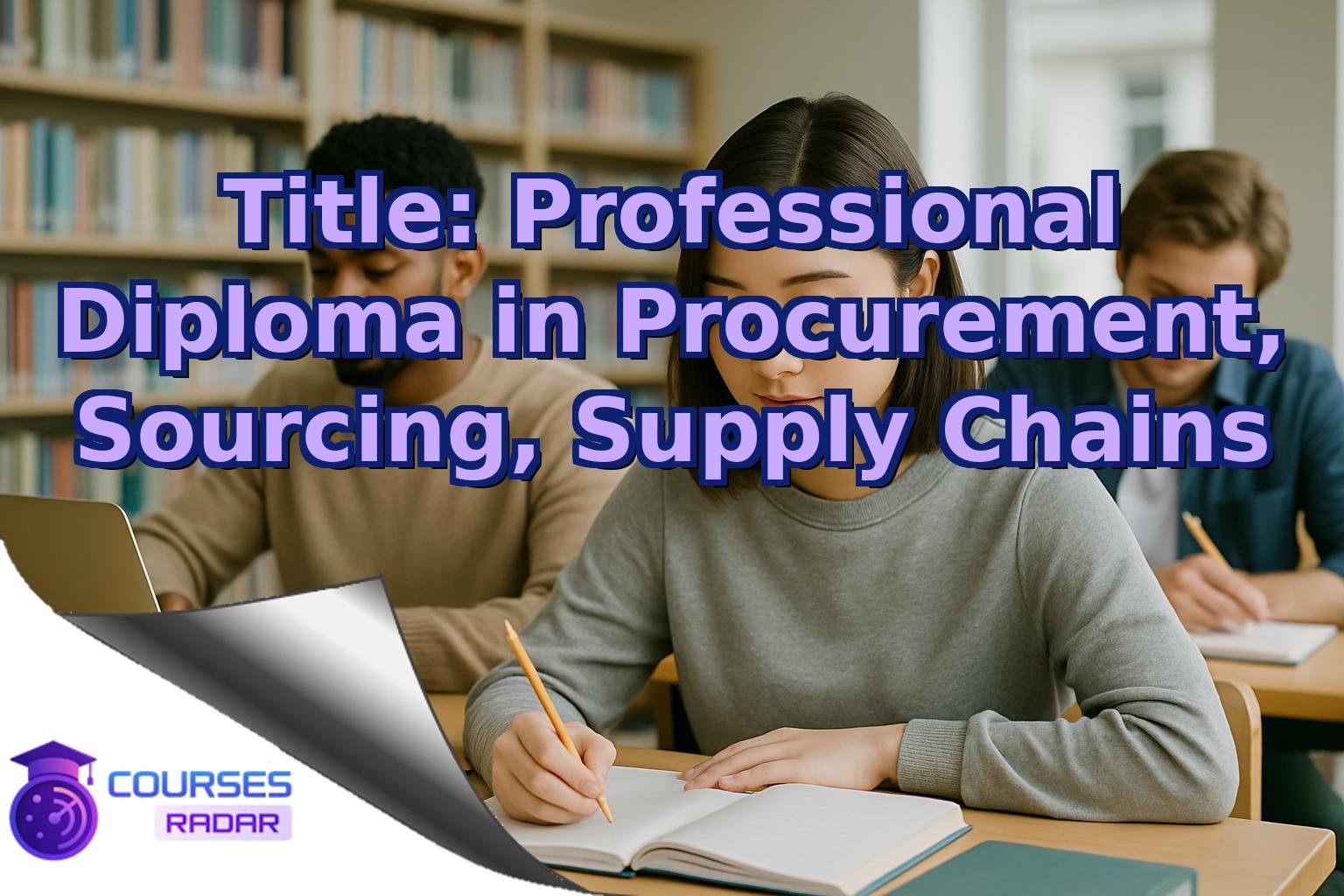 Title: Professional Diploma in Procurement, Sourcing, Supply Chains