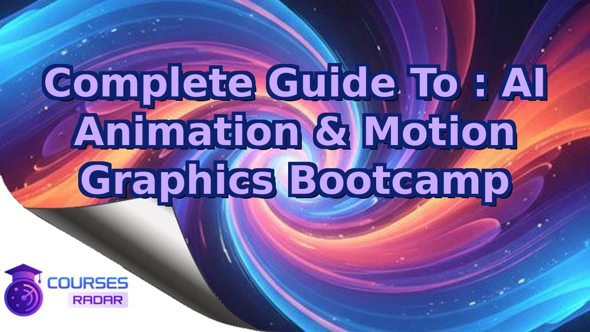 Complete Guide To : AI Animation & Motion Graphics Bootcamp