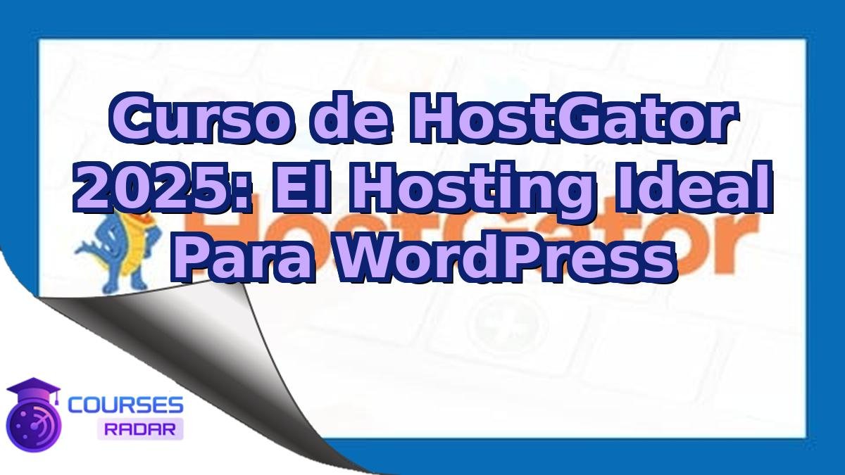 Curso de HostGator 2025: El Hosting Ideal Para WordPress