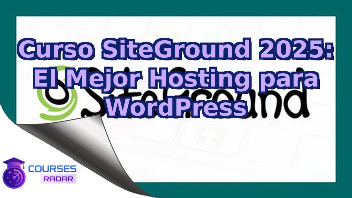 Curso SiteGround 2025: El Mejor Hosting para WordPress