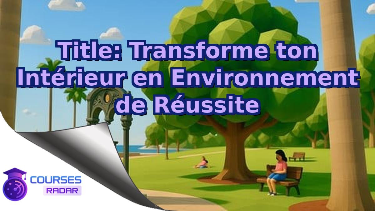 Title: Transforme ton Intérieur en Environnement de Réussite