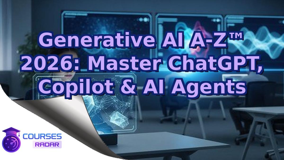 Generative AI A-Z™ 2026: Master ChatGPT, Copilot & AI Agents