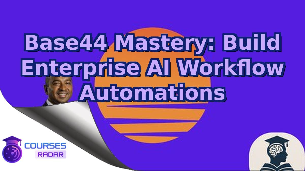 Base44 Mastery: Build Enterprise AI Workflow Automations