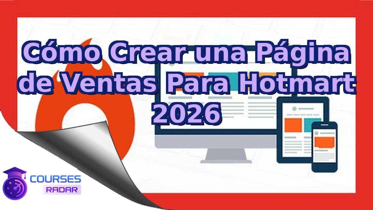 Cómo Crear una Página de Ventas Para Hotmart 2026