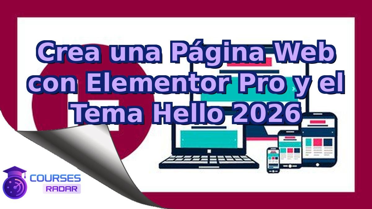 Crea una Página Web con Elementor Pro y el Tema Hello 2026