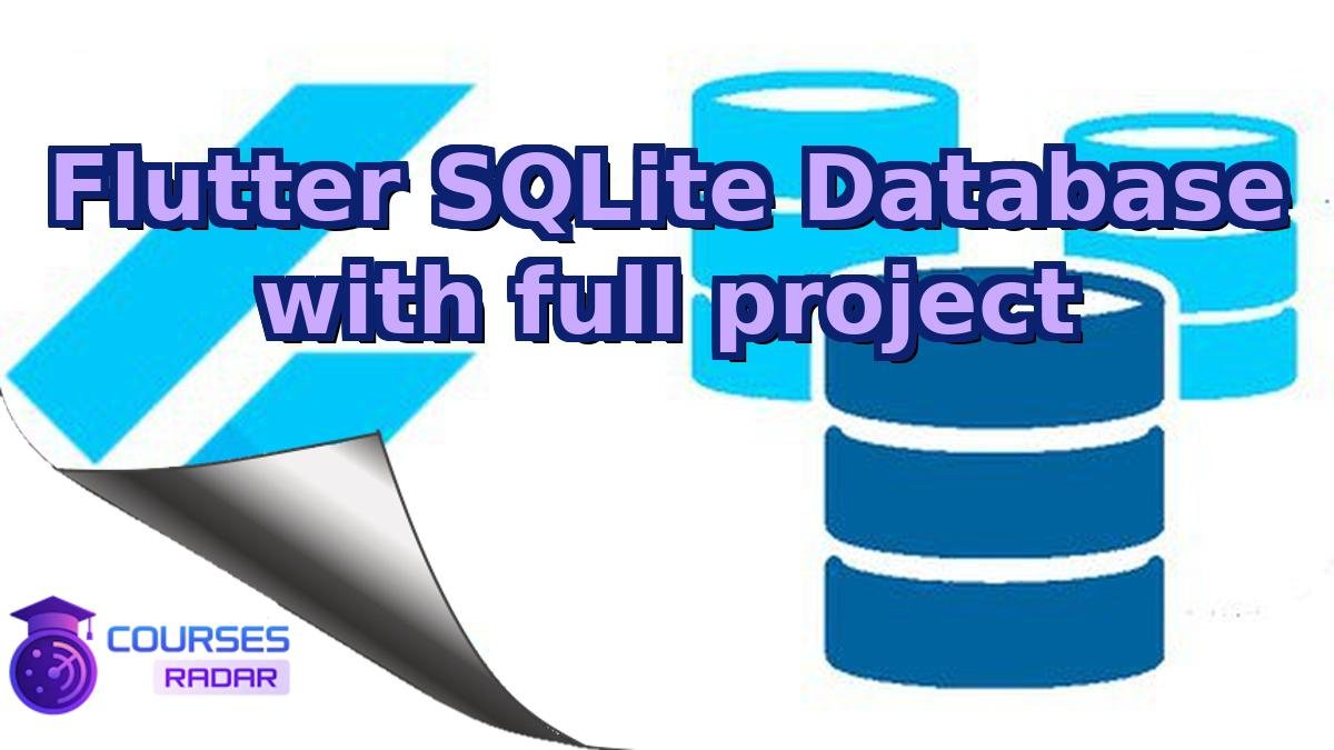 Flutter SQLite Database with full project