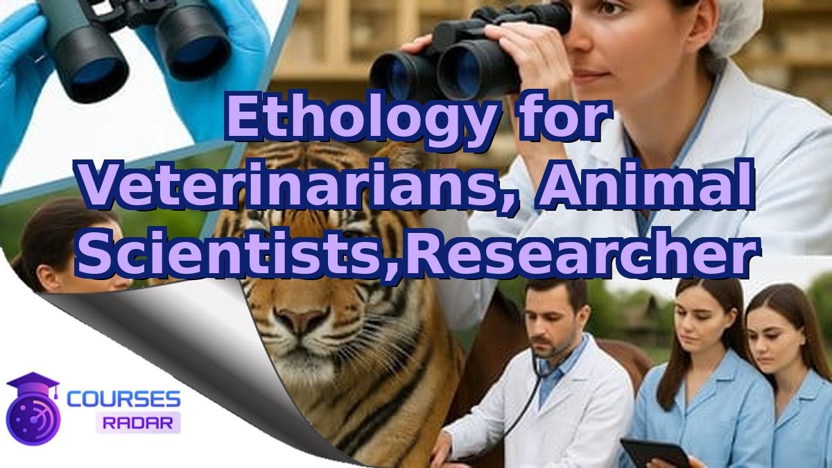 Ethology for Veterinarians, Animal Scientists,Researcher