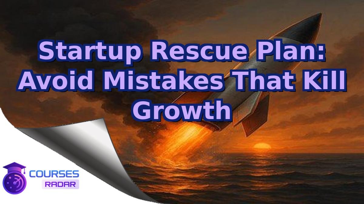Startup Rescue Plan: Avoid Mistakes That Kill Growth