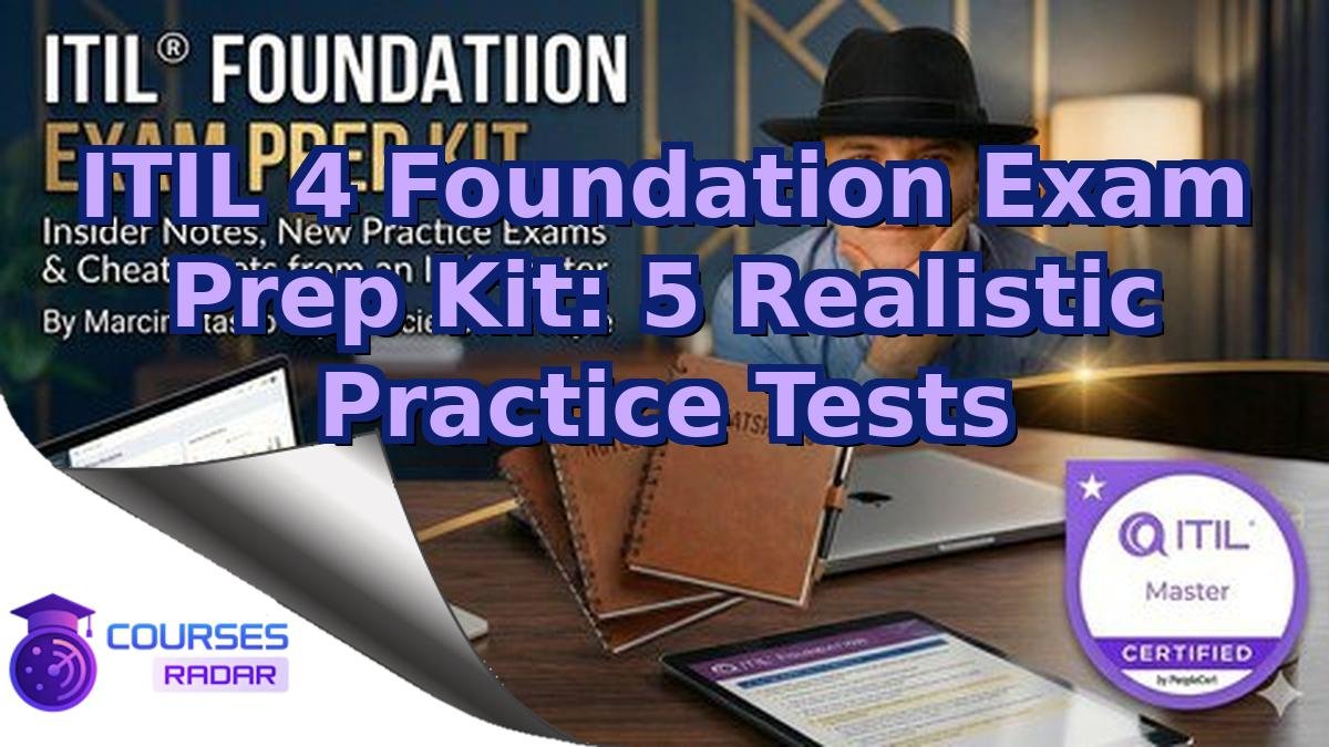 ITIL 4 Foundation Exam Prep Kit: 5 Realistic Practice Tests