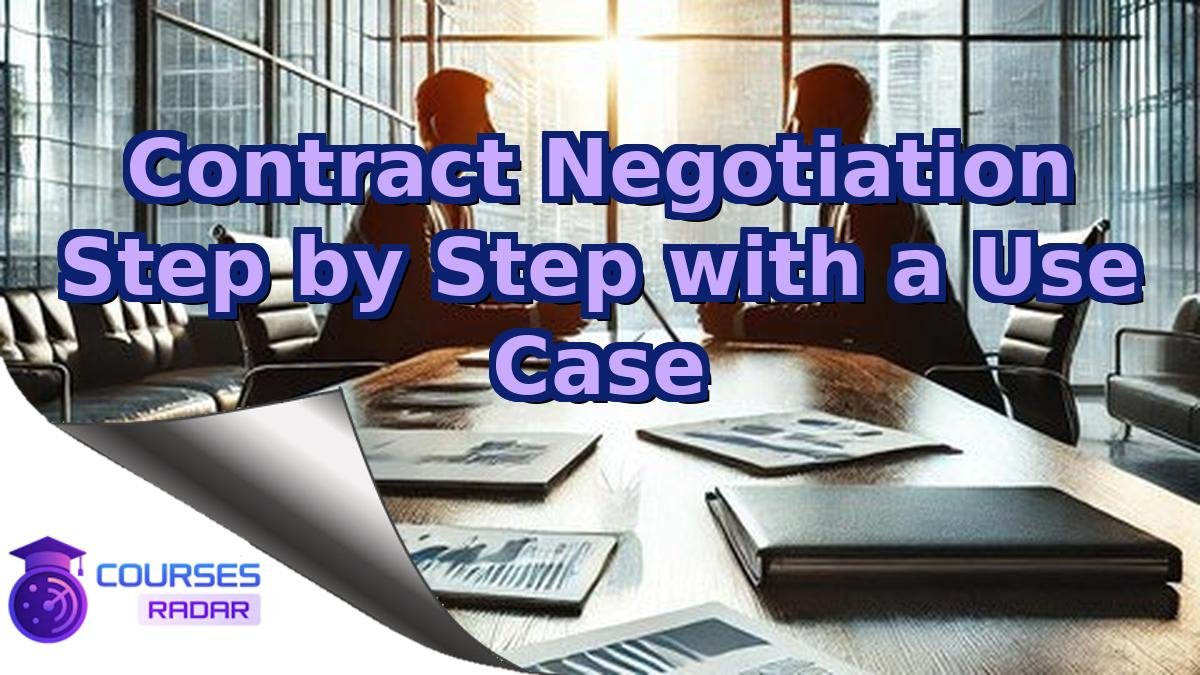 Contract Negotiation Step by Step with a Use Case
