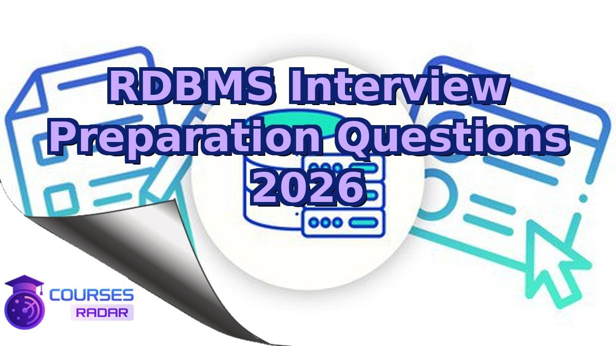 RDBMS Interview Preparation Questions 2026