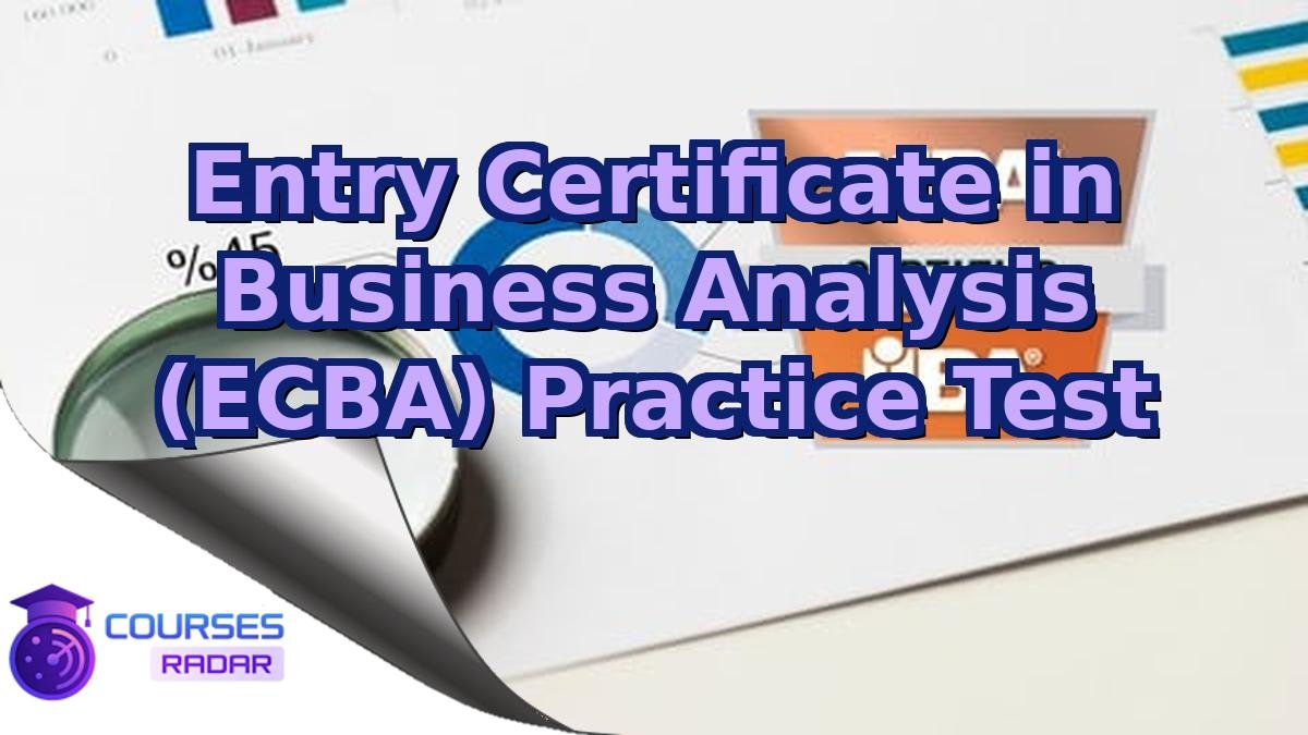 Entry Certificate in Business Analysis (ECBA) Practice Test