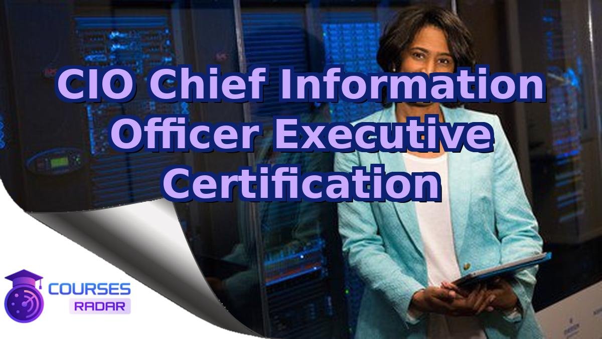 CIO Chief Information Officer Executive Certification
