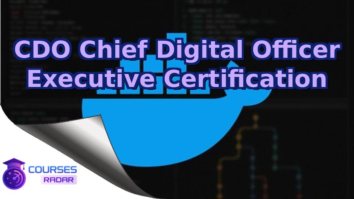 CDO Chief Digital Officer Executive Certification