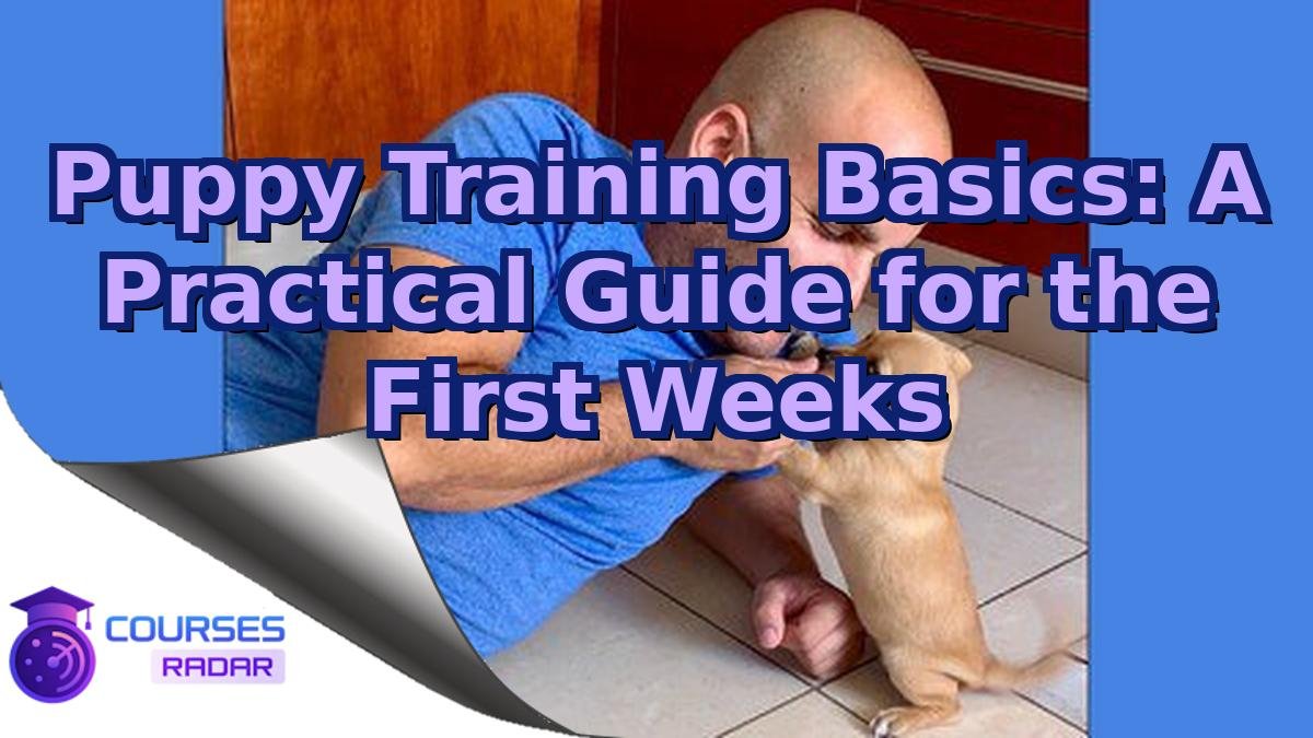Puppy Training Basics: A Practical Guide for the First Weeks