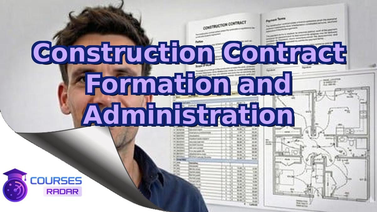 Construction Contract Formation and Administration