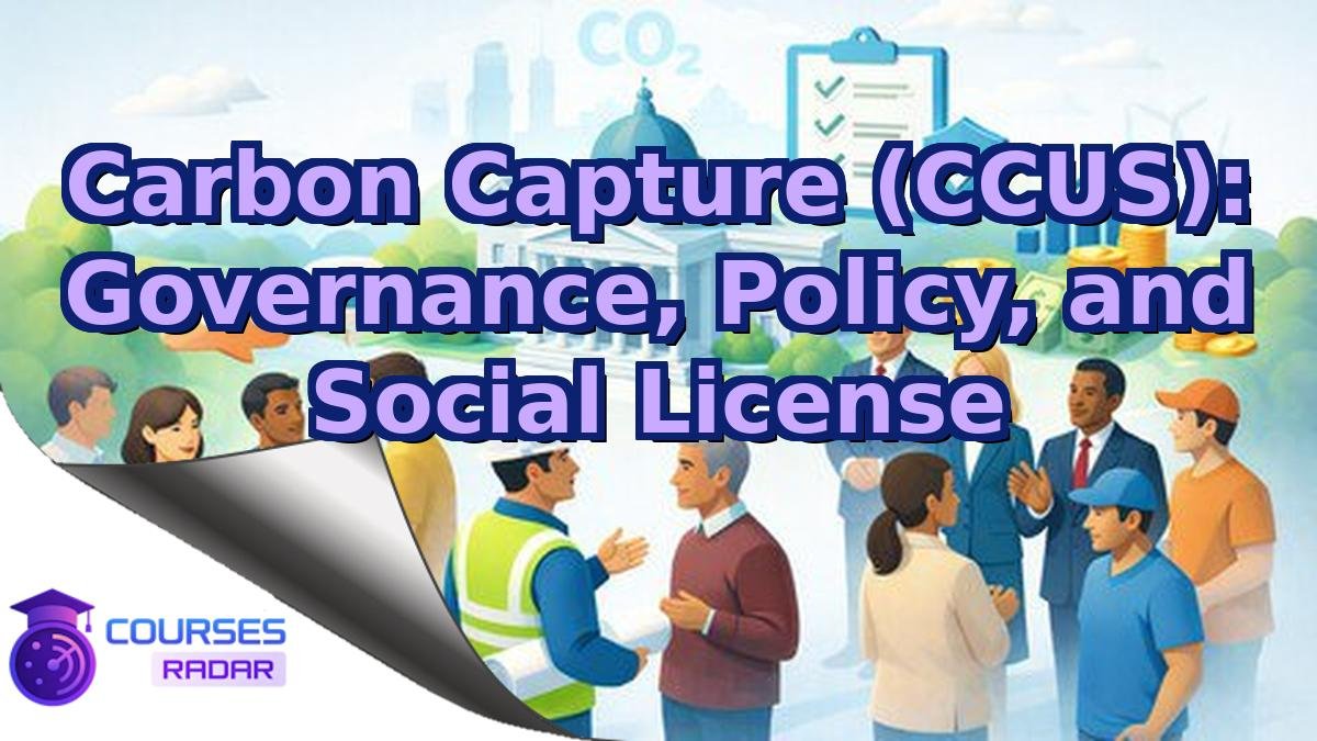 Carbon Capture (CCUS): Governance, Policy, and Social License