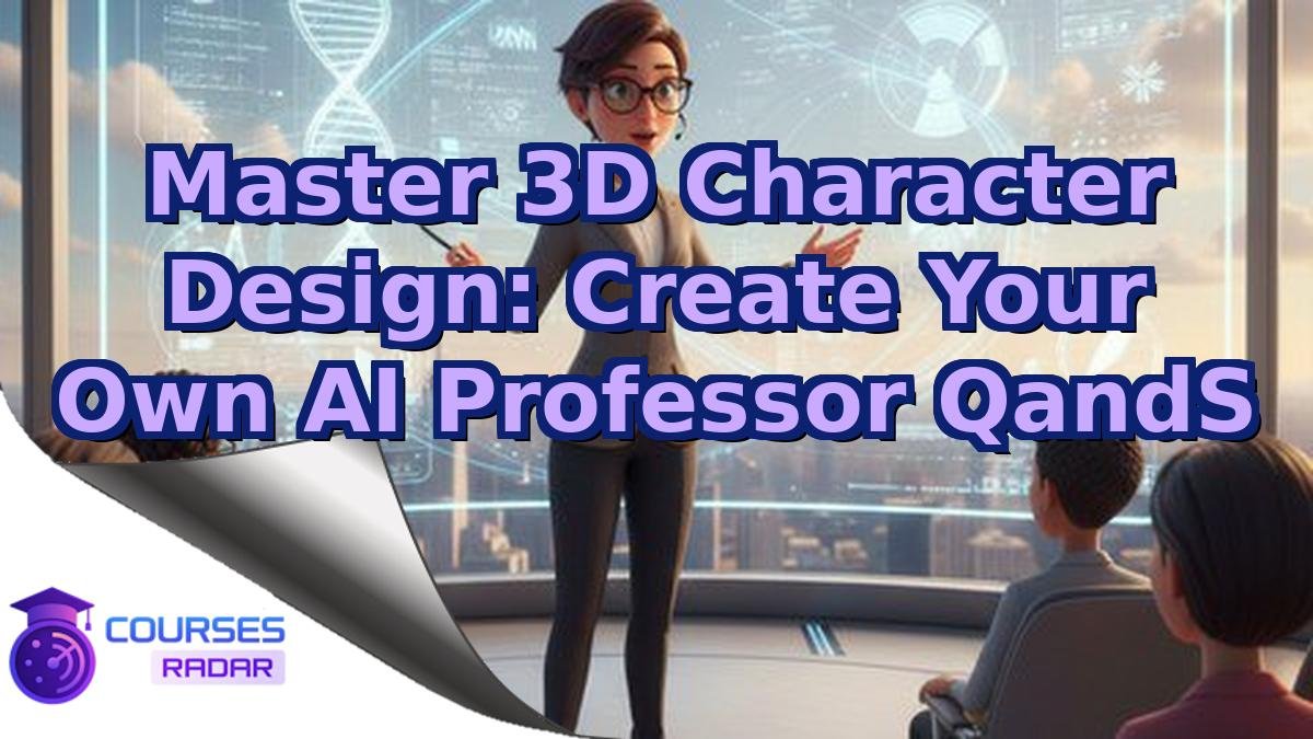 Master 3D Character Design: Create Your Own AI Professor QandS