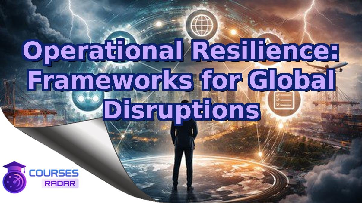 Operational Resilience: Frameworks for Global Disruptions