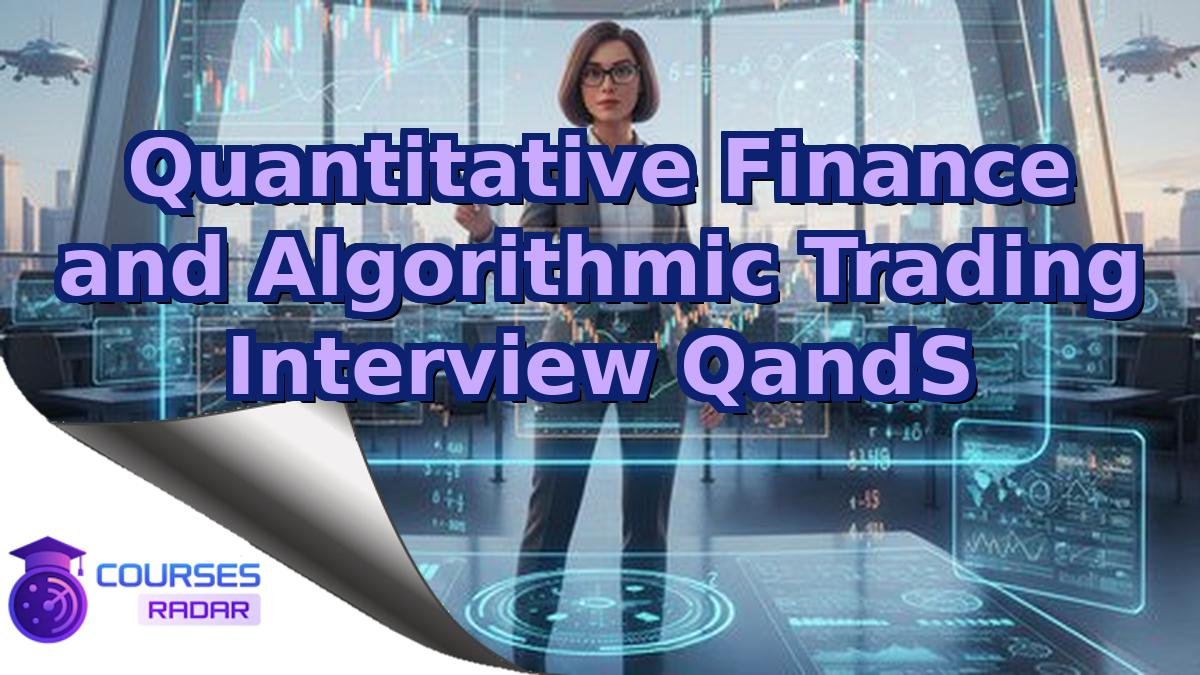 Quantitative Finance and Algorithmic Trading Interview QandS