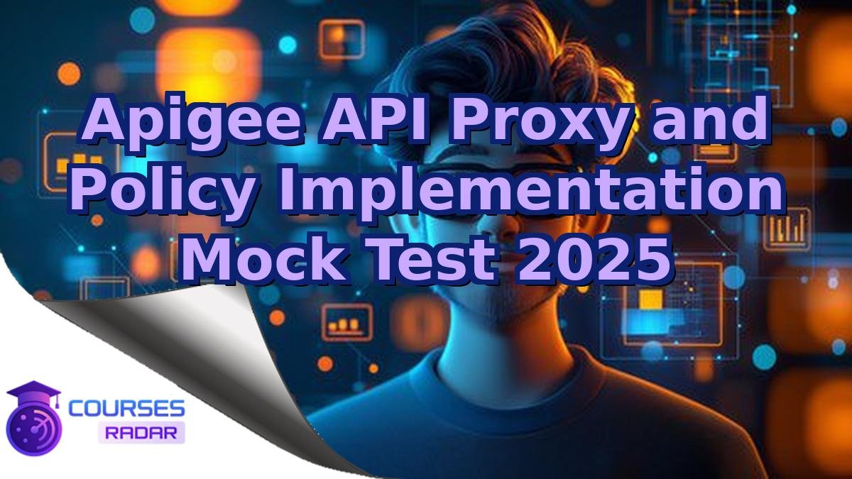 Apigee API Proxy and Policy Implementation Mock Test 2025