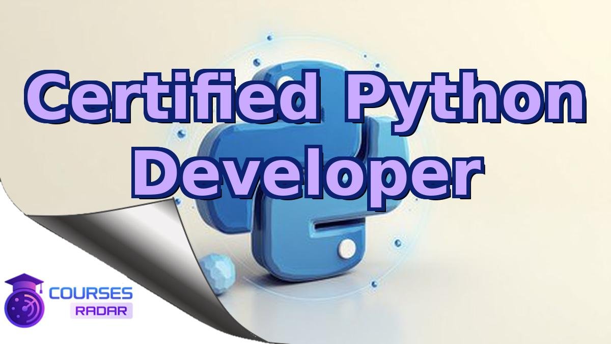 Certified Python Developer