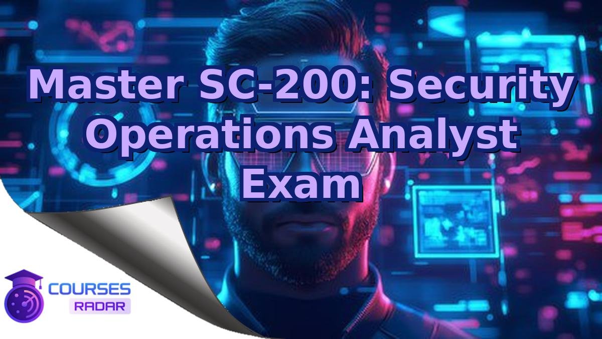 Master SC-200: Security Operations Analyst Exam
