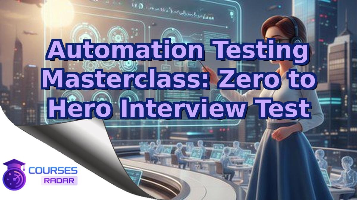 Automation Testing Masterclass: Zero to Hero Interview Test