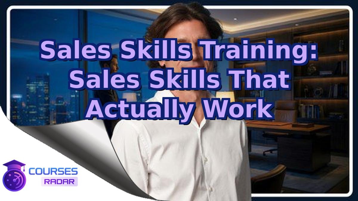 Sales Skills Training: Sales Skills That Actually Work