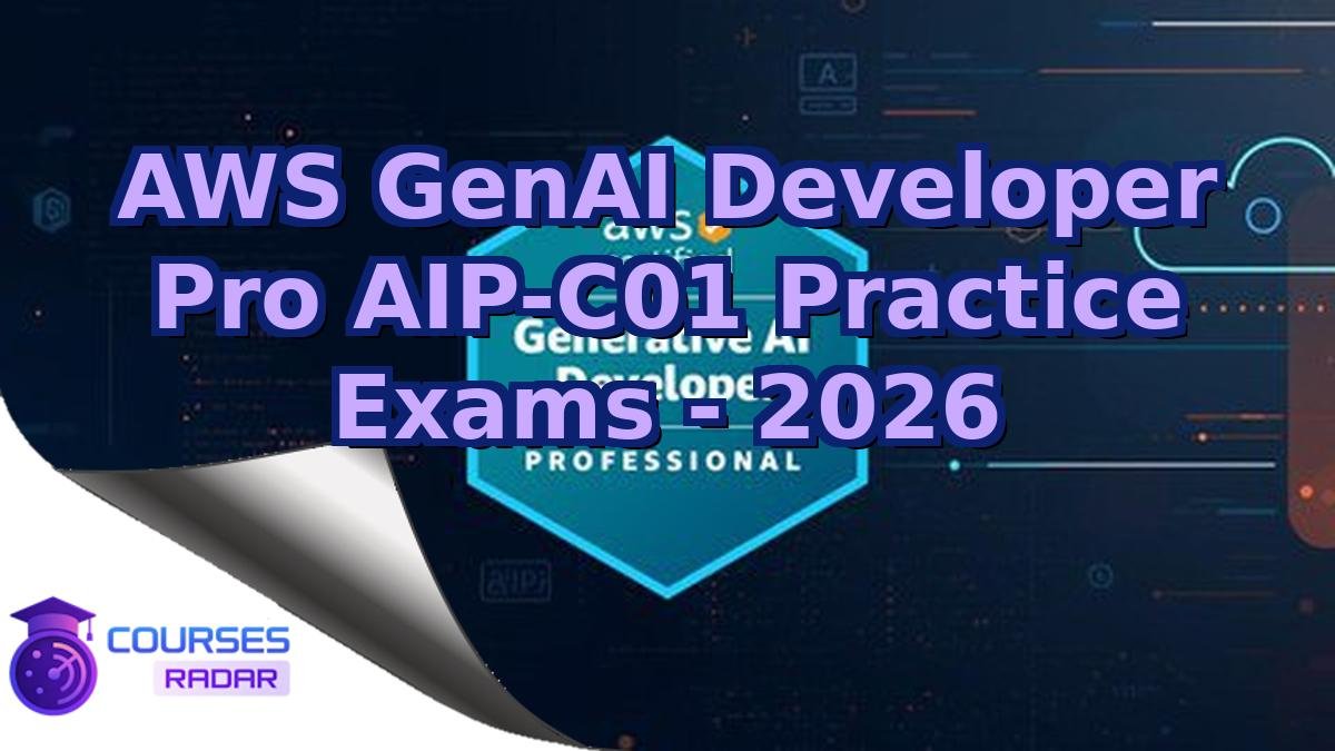 AWS GenAI Developer Pro AIP-C01 Practice Exams - 2026