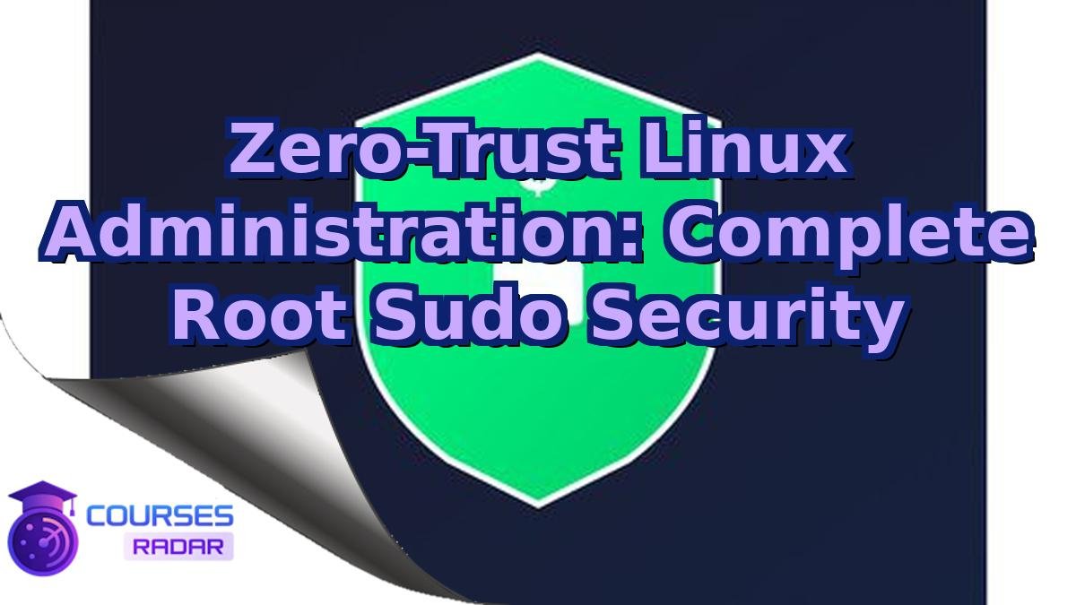 Zero-Trust Linux Administration: Complete Root Sudo Security