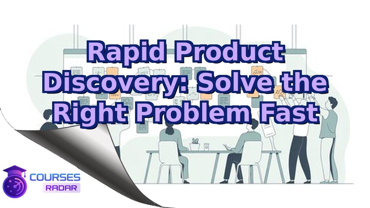 Rapid Product Discovery: Solve the Right Problem Fast