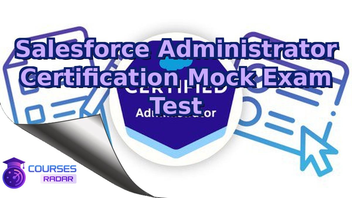 Salesforce Administrator Certification Mock Exam Test