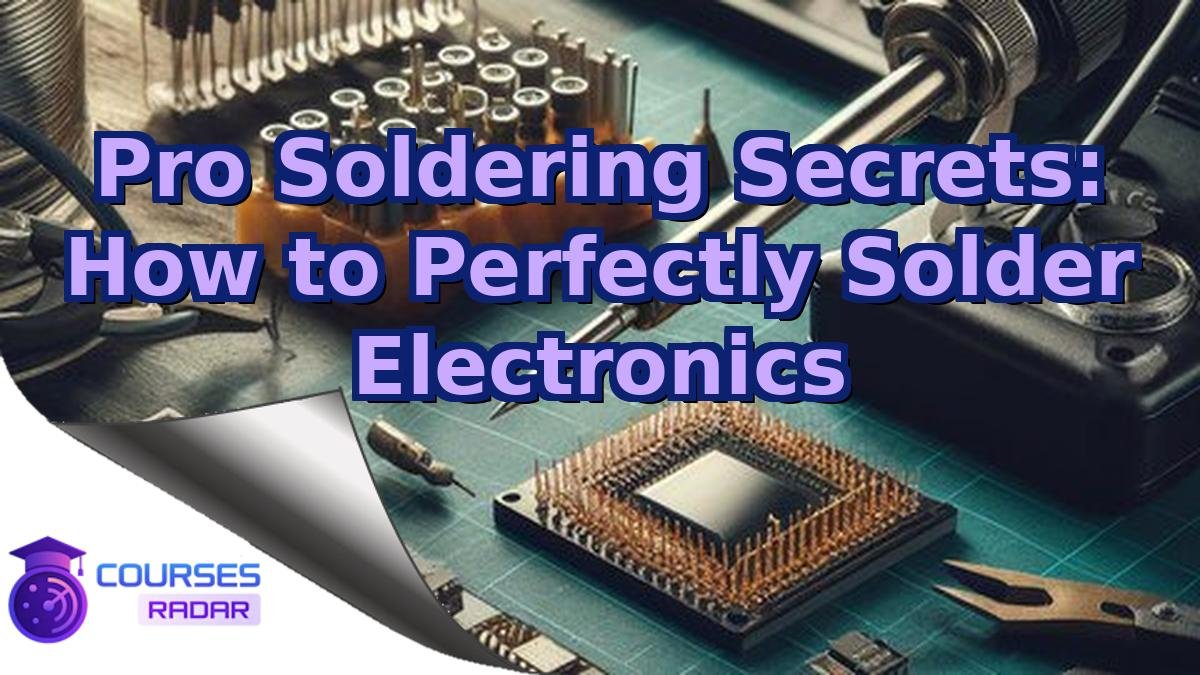 Pro Soldering Secrets: How to Perfectly Solder Electronics