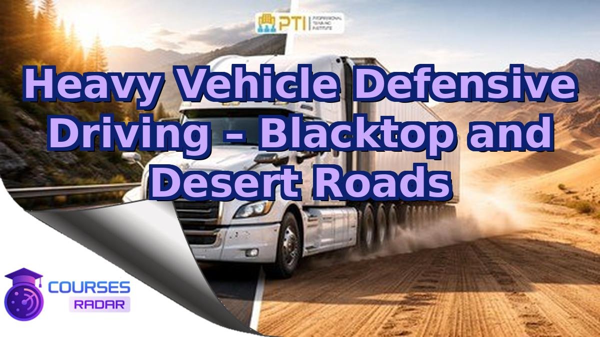 Heavy Vehicle Defensive Driving – Blacktop and Desert Roads