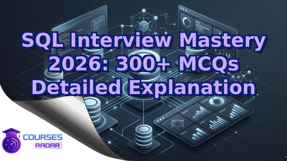 SQL Interview Mastery 2026: 300+ MCQs Detailed Explanation