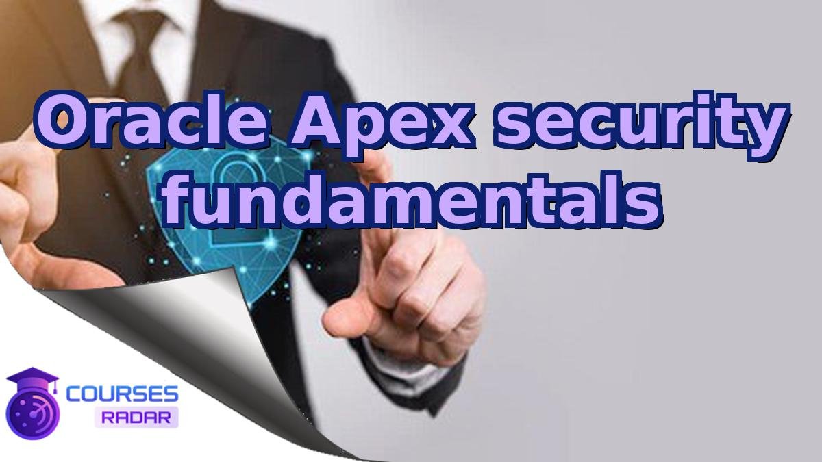 Oracle Apex security fundamentals