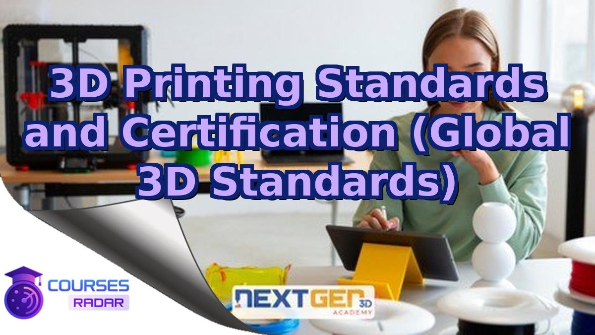 3D Printing Standards and Certification (Global 3D Standards)