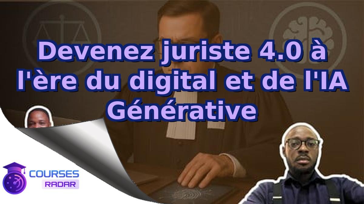 Devenez juriste 4.0 à l'ère du digital et de l'IA Générative