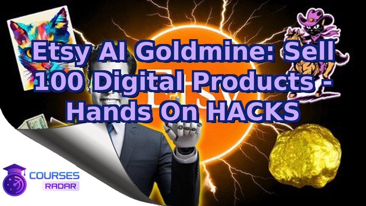 Etsy AI Goldmine: Sell 100 Digital Products - Hands On HACKS